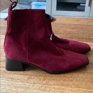 NWT Alberto Zago Square toe boots